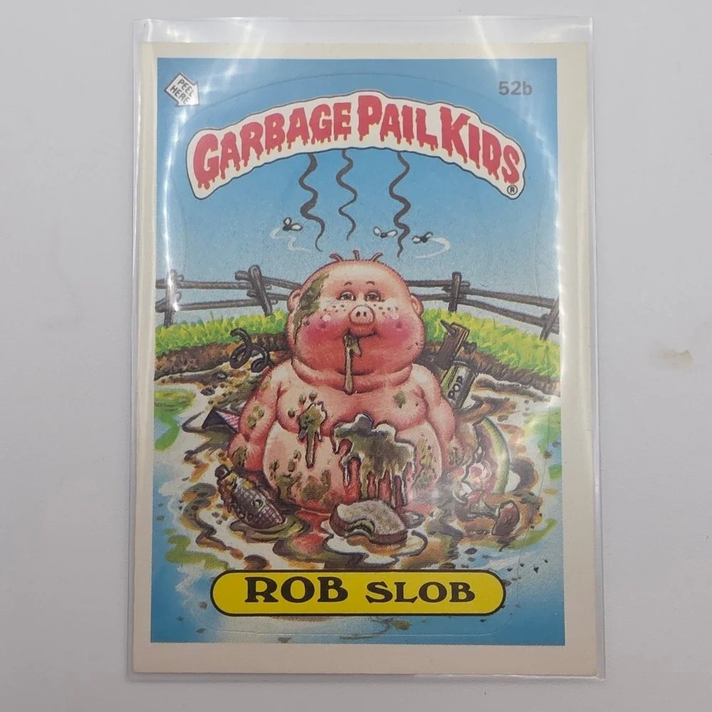 Topps Garbage Pail Kids OS2 Rob Slob 52b Blue Fair 1985 Series 2